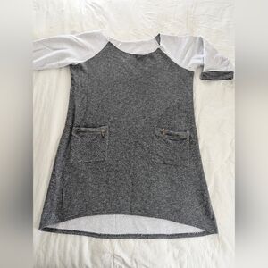 Raglan Sleeve Off Shoulder Dress/Tunic